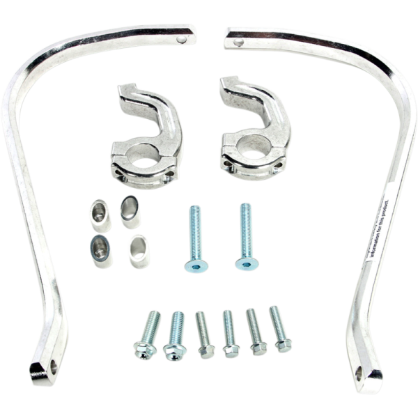 (image for) Moose Racing Contour Handguards - 1 1/8" Bar, Silver