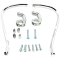 (image for) Contour Handguards - 1 1/8" Bar, Silver