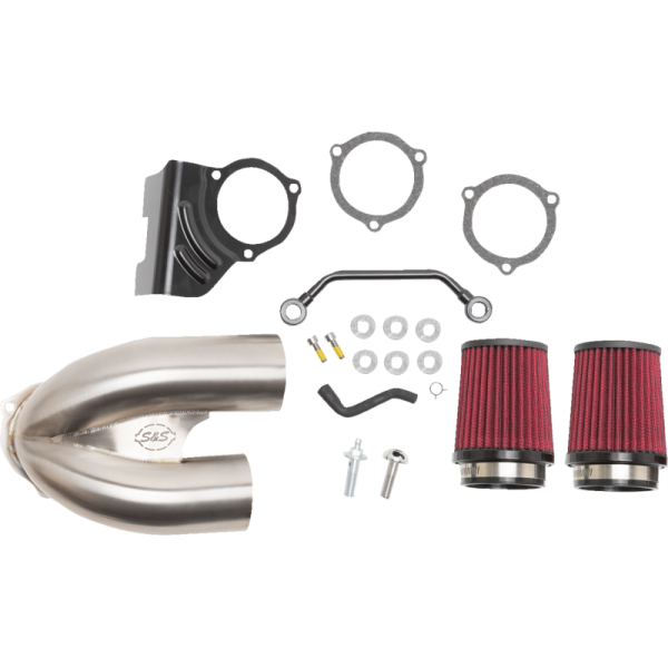 (image for) S&S CYCLE Tuned Induction Kit - Stainless Steel