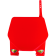 (image for) Stadium Number Plate - Red