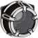 (image for) Arlen Ness Method Clear Series Air Cleaner Kit - Black anodized w/ machined accents