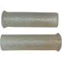(image for) Star Fire Flake Grips - Silver for 1" Bars