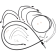 (image for) Black Pearl Designer DOT Handlebar Kit - 15-17 in. Apes