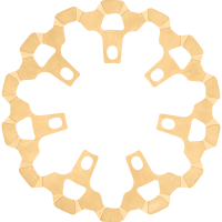 (image for) Lyndall Front Rotor, 11.8" Gold