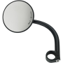 (image for) Round Utility Mirror - Black for 1" bars