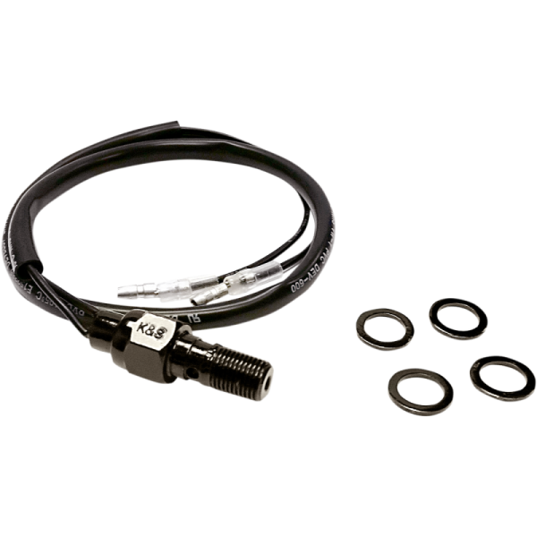 (image for) K&S TECHNOLOGIES Hydraulic Brake Light Switch, Single Bleed, 10mm x 1.00mm - Black