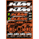 (image for) KTM logos Decal Sheet