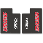 (image for) Factory Effex Full Wrap Carbon Fiber Fork Shields - Showa, Red