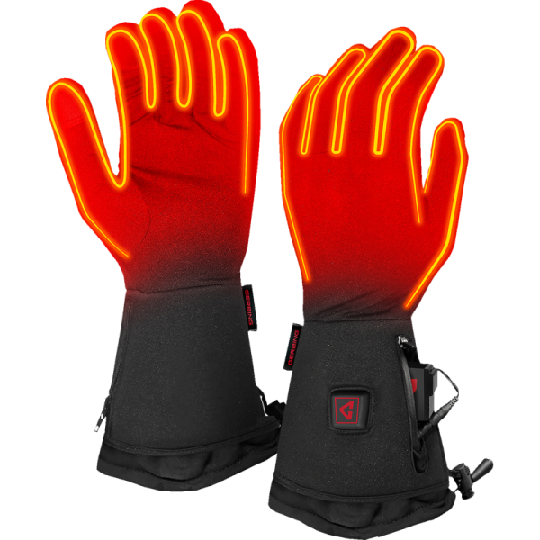 (image for) Gerbing Women's 7V Heated Glove Liners, Black, Size L/XL