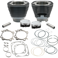 (image for) S&S Cycle 4 1/8" Bore Low Compression Cylinder Kit for 124" Hot Set Up Kit