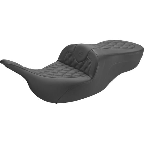 (image for) Saddlemen Roadsofa LS Seat, Black Stitching, W/O Driver's Backrest