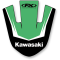 (image for) Factory Effex Front Fender Kit - Kawasaki KX80/85/100 90-13