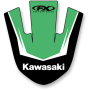 (image for) Factory Effex Front Fender Kit - Kawasaki KX80/85/100 90-13