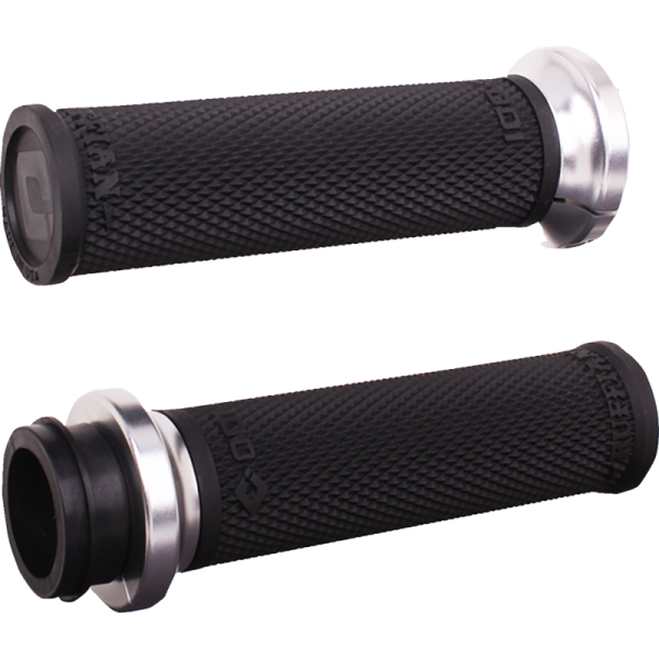 (image for) ODI Ruffian Lock-On™ Grips - Black/Silver
