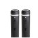 (image for) Slip-On Mufflers - 4.5" MotoPro45 black w/ traditional black end caps (pr.)