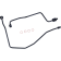 (image for) Braided DOT Rear Brake Line Upper Kit - Black Pearl