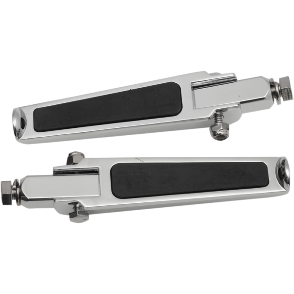 (image for) Drag Specialties Footpegs with Rubber Inlay, Bolt-on