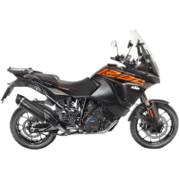 (image for) LV ONE EVO Black stainless steel Slip-On for KTM 1290 Super Adventure R/S/T 17-20