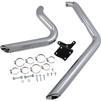(image for) Vance & Hines Shortshots Staggered Exhaust System Chrome