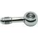 (image for) Magnum Universal Brake Line Fitting, Chrome, 12 mm banjo x AN-3 180°