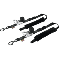 (image for) 1 1/2" Fat Strap Deluxe Tie-Downs, Black
