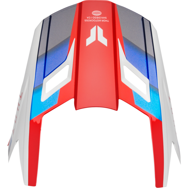 (image for) Thor Fleet Visor - Defy, Red/White/Blue, Size L-2X