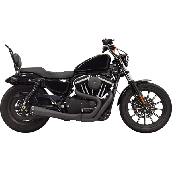(image for) BASSANI XHAUST Bassani Road Rage Gen II 2-Into-1 System Black (04-22 XL)