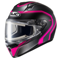 (image for) HJC C10 Elie Helmet - Semi-Flat Black/Pink - Size XL