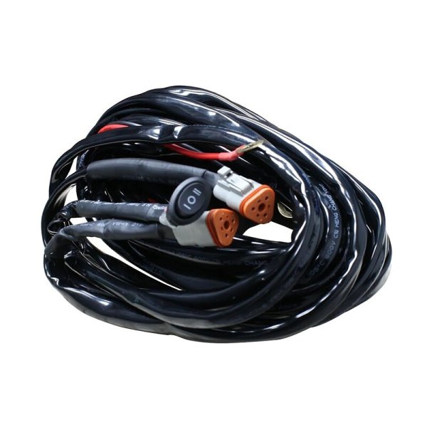 (image for) SPEED DEMON Two-light wiring harness for 6", 7" and 9" high-lux round lights