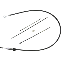 (image for) Quick Connect Upper Clutch Cable, Black/Chrome, 36"