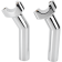 (image for) Drag Specialties Forged Aluminum Pullback Riser, Chrome, 5.5"