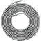 (image for) Stainless Steel Braided Hose 1/4" ID - 3' Length