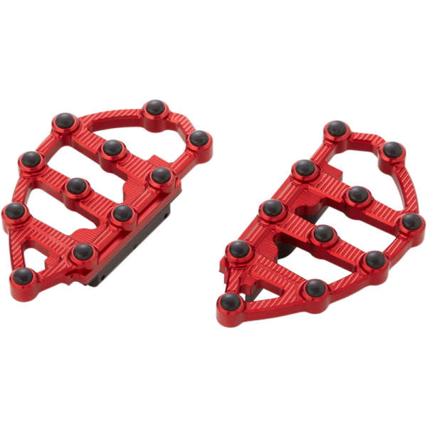 (image for) Arlen Ness MX Passenger Floorboards - Red Anodized