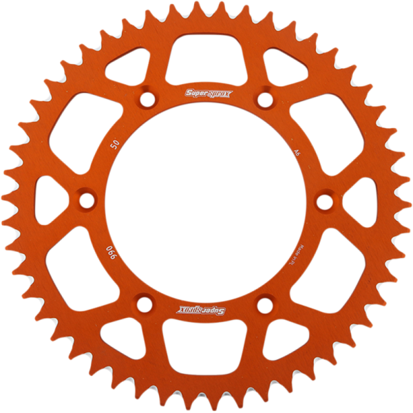 (image for) Supersprox 50T Aluminum Rear Sprocket - Orange