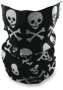 (image for) Polyester Motley Tube - Skull and crossbones