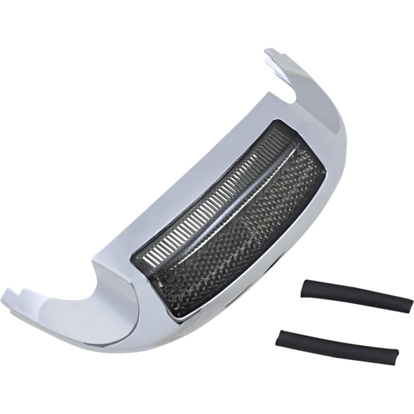 (image for) Custom Dynamics LED Front Fender Tip Assembly Chrome/Amber