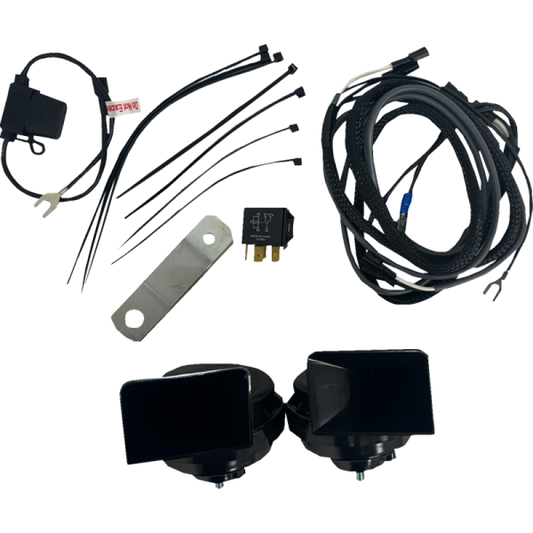 (image for) RIVCO PRODUCTS Magnum Electric Horn Set (Black)