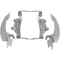 (image for) Trigger-Lock Mount Kit Polished for Kawasaki VN900 Classic 06-23