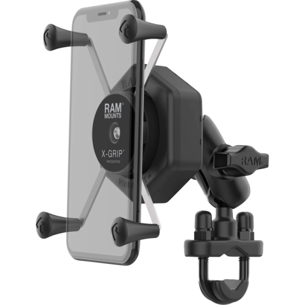 (image for) RAM MOUNT X-Grip Kit with Vibe-Safe and U-Bolt Base, Short Arm, Large
