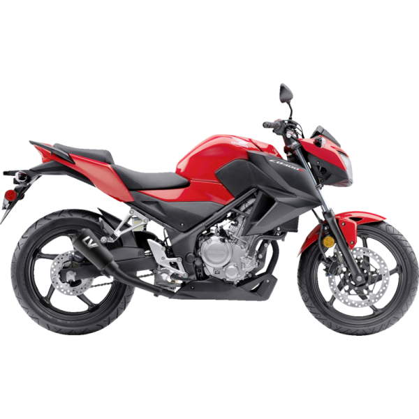 (image for) LeoVince LV-10 Full Black Stainless Steel Slip-On Exhaust