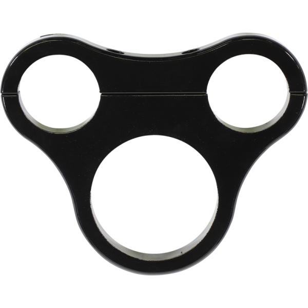 (image for) Drag Specialties T-Bar Single Gauge Mount Gloss Black