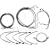 (image for) Designer DOT Handlebar Installation Kit - 12-14 in. Apes