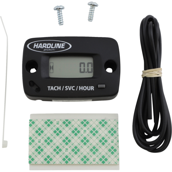 Hardline Resettable Hour Meter/Tachometer with Log Book