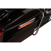 (image for) LED Hinge Covers - Light Smoke/Chrome