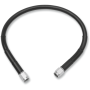 (image for) Black Vinyl-Coated Stainless Steel Brake Line 19"