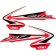 (image for) Factory Effex OEM Shroud and Tank/Shroud Graphics, Style 09 for CRF250R 04-09