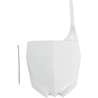 (image for) Front Number Plate - White