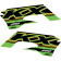(image for) Factory Effex OEM Shroud and Tank/Shroud Graphics, Style 21 for KX250F 17-20
