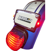 (image for) Curved 3-Bolt Mounted Elypse 3-1 LED License Plate Kit - Black