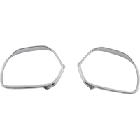 (image for) Show Chrome Visored Mirror Trim for Honda GL1800 Gold Wing 01-17